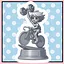 Silver Gym Trophy icon