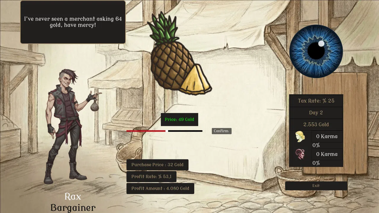 The Fruit Merchant's Diary - Demo Screenshot 6