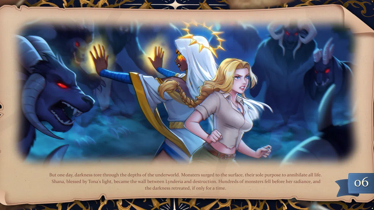 Shana - Priestess of Tona - Digital Artbook Screenshot 2