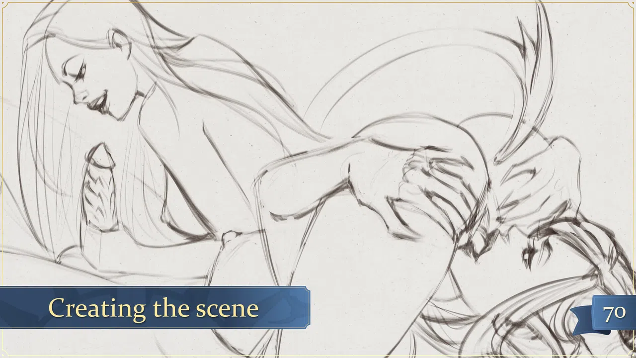 Shana - Priestess of Tona - Digital Artbook Screenshot 1