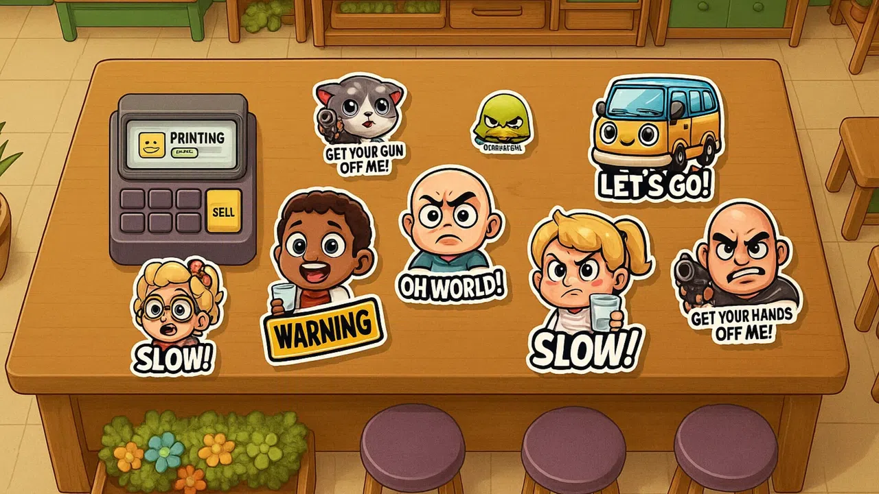 Sticker Business Demo Screenshot 2