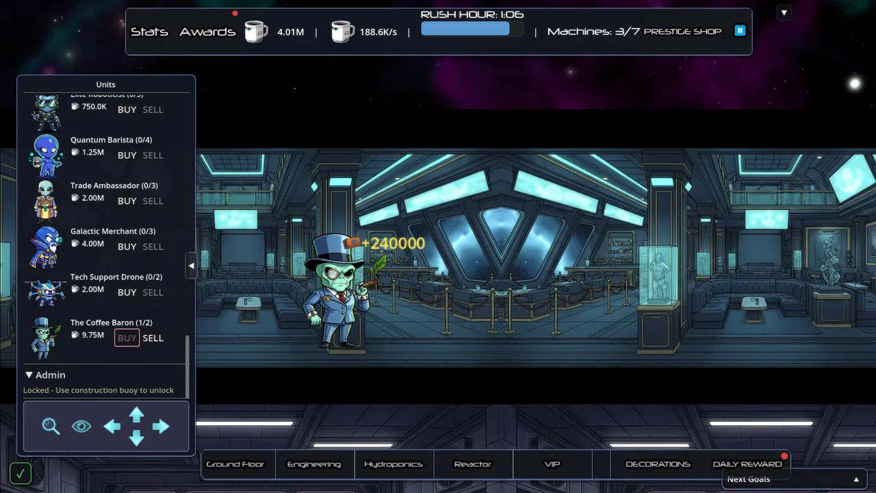 Starbrew Station - The Galactic Tycoon Unit Screenshot 0