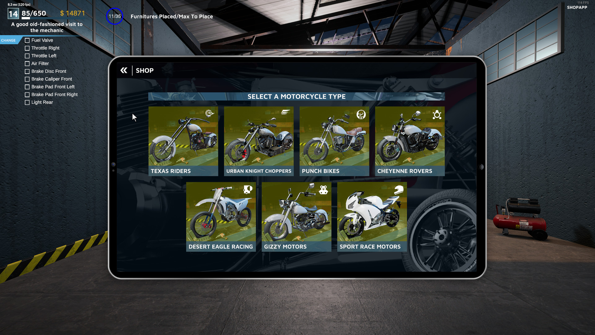 Motorcycle Mechanic Simulator 2021 Screenshot 13