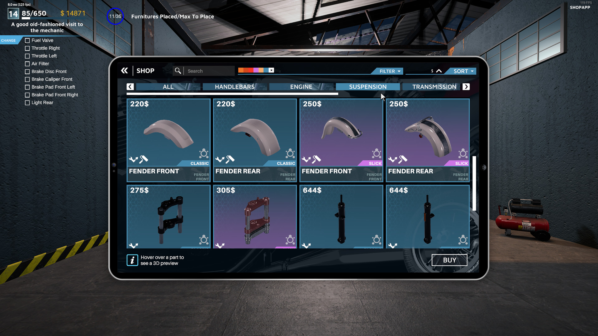 Motorcycle Mechanic Simulator 2021 Screenshot 25