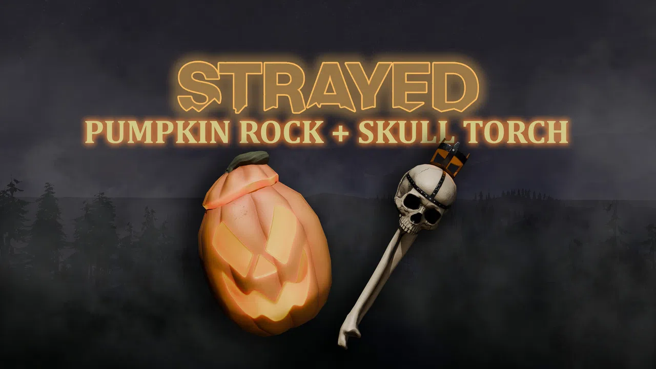 Strayed - Pumpkin Rock & Skull Torch Pack Screenshot 0