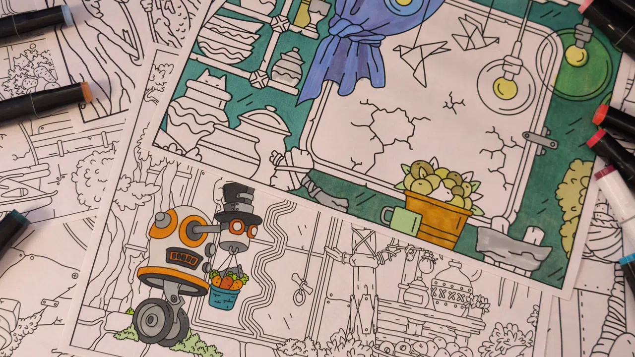 FIND KITTENS 6: After us - Coloring Book Screenshot 5