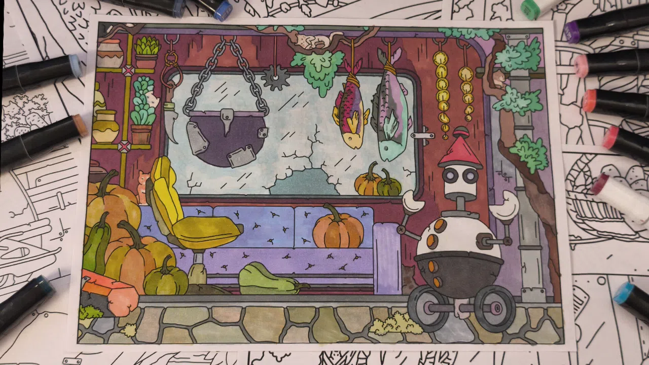 FIND KITTENS 6: After us - Coloring Book Screenshot 3