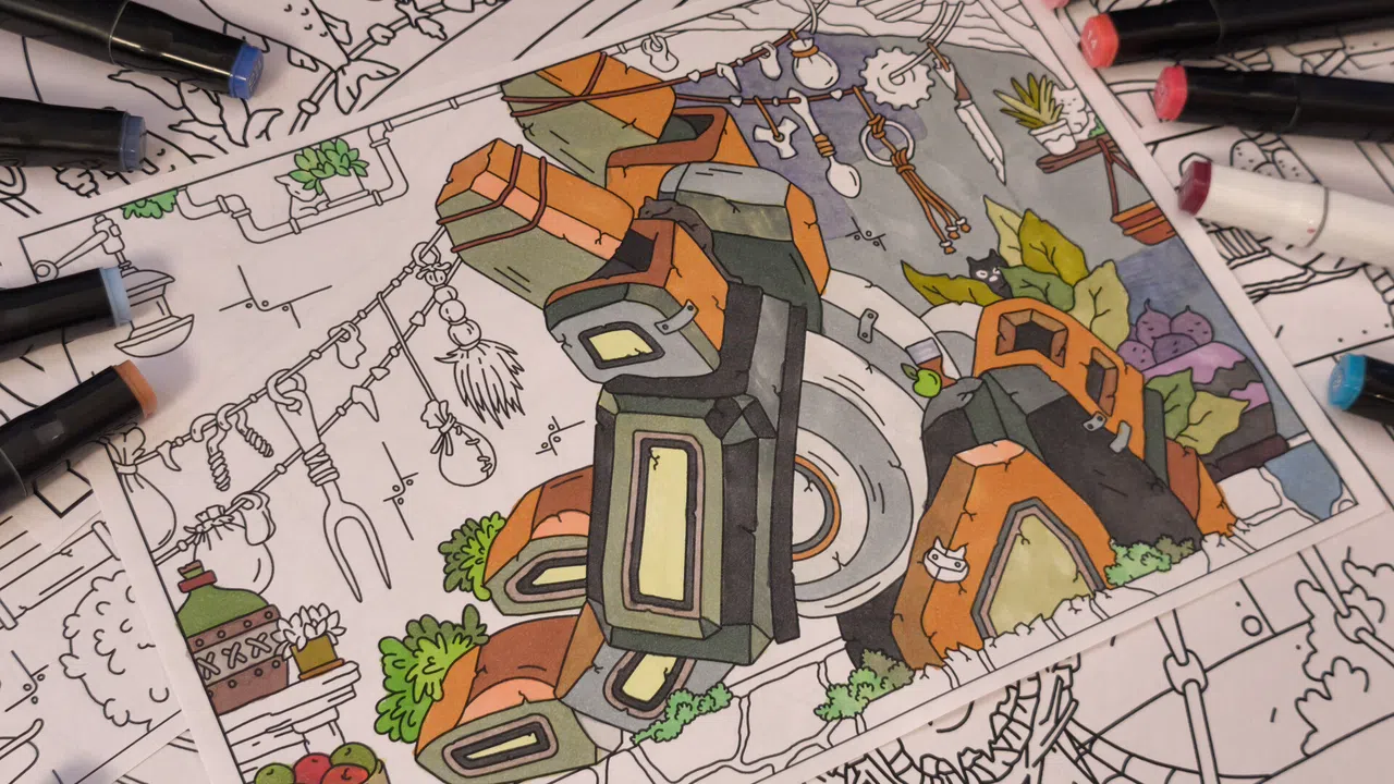 FIND KITTENS 6: After us - Coloring Book Screenshot 4