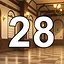 28 level completed icon