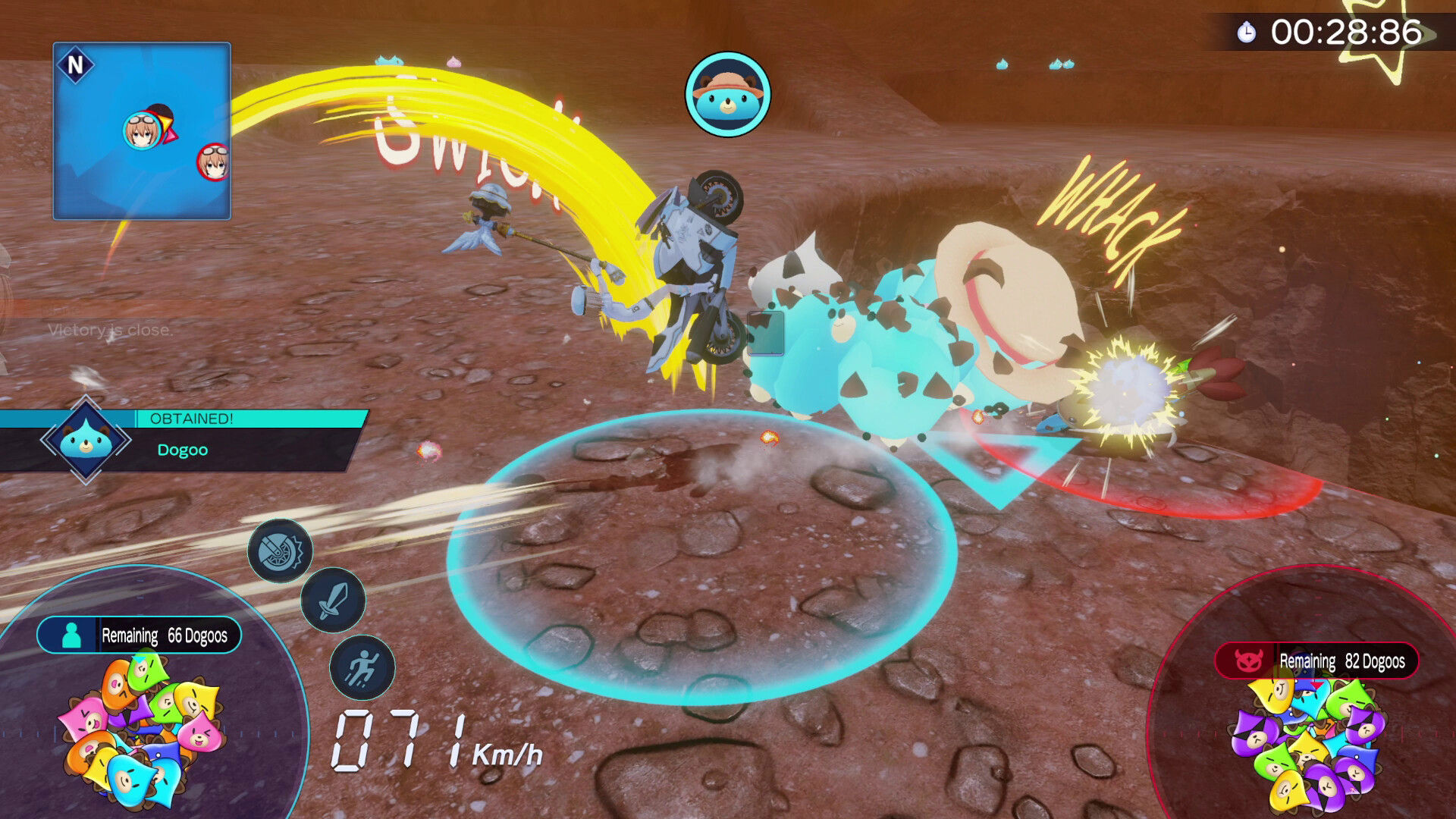 Neptunia Riders VS Dogoos Screenshot 8
