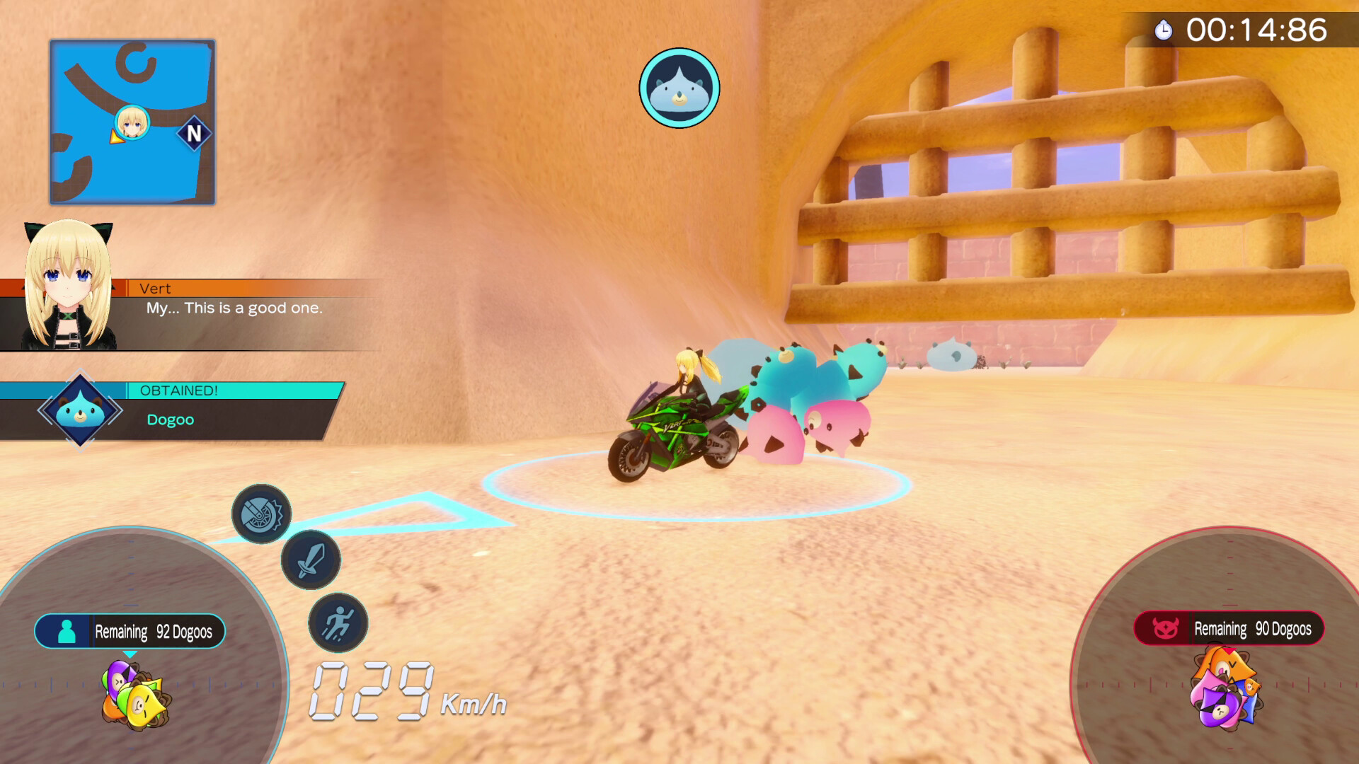 Neptunia Riders VS Dogoos Screenshot 10