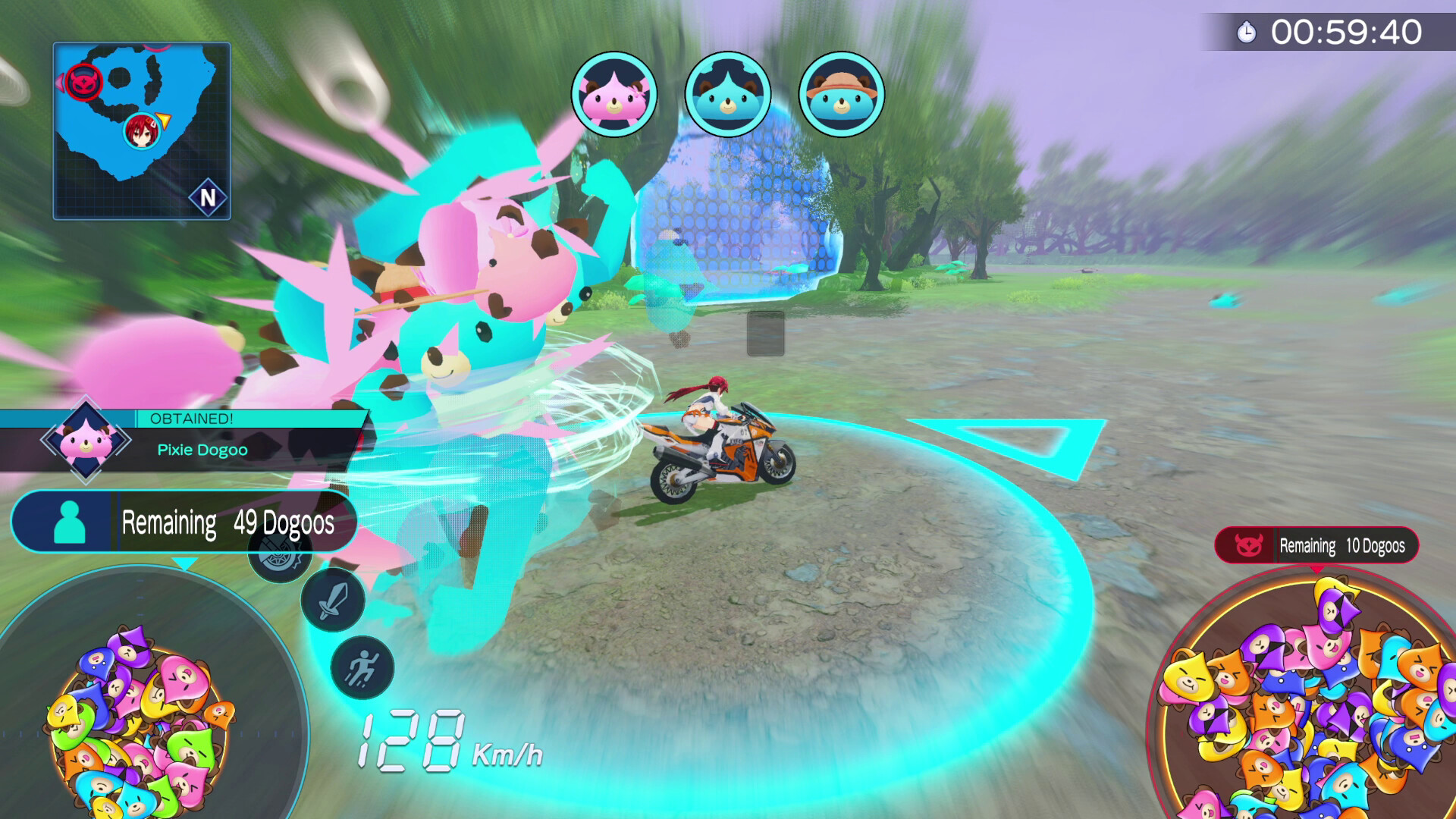 Neptunia Riders VS Dogoos Screenshot 9