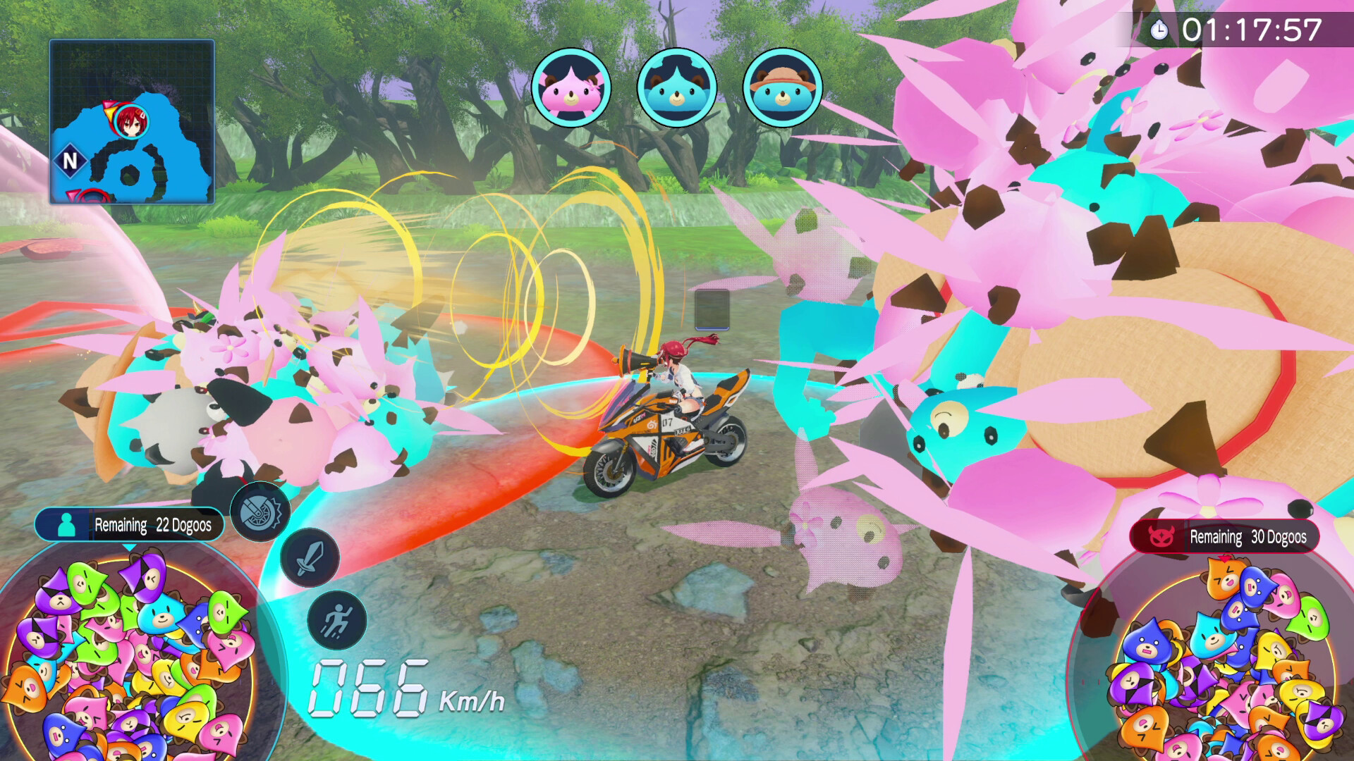 Neptunia Riders VS Dogoos Screenshot 7