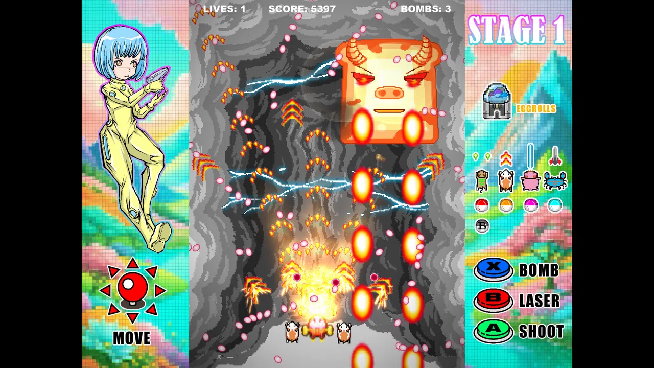 Eggrolls Shoot Demo Screenshot 2
