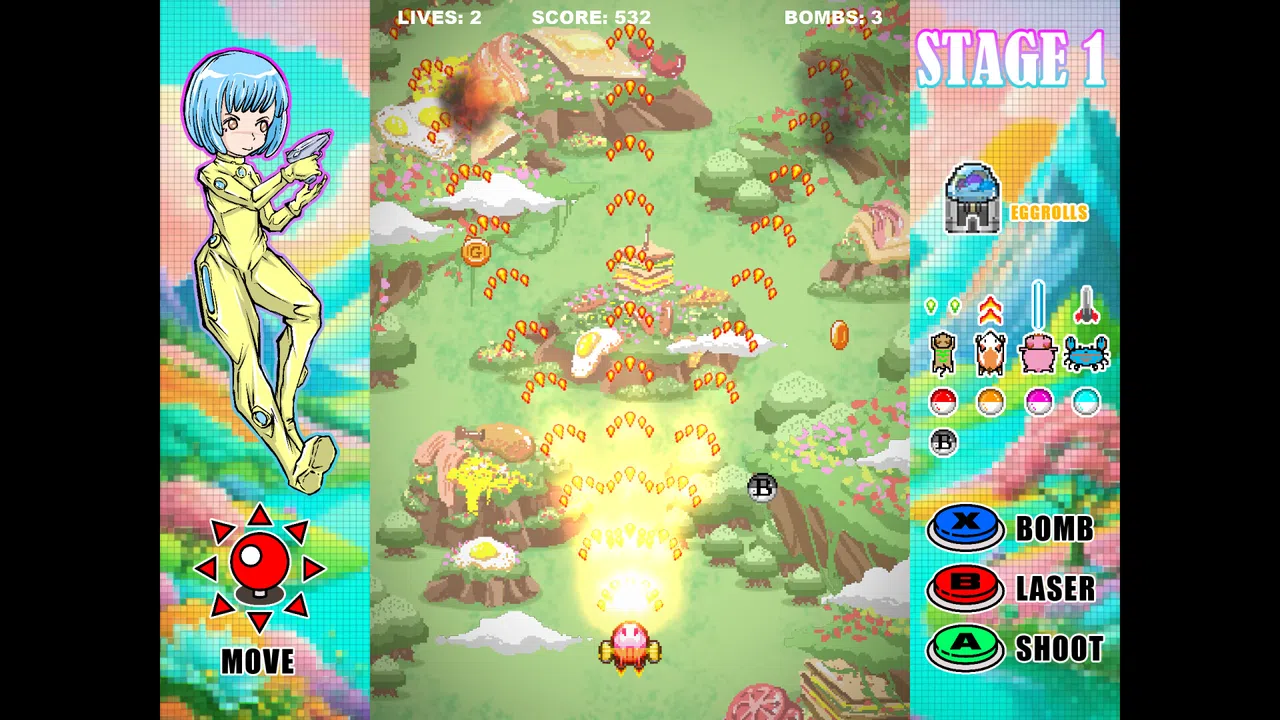 Eggrolls Shoot Demo Screenshot 1