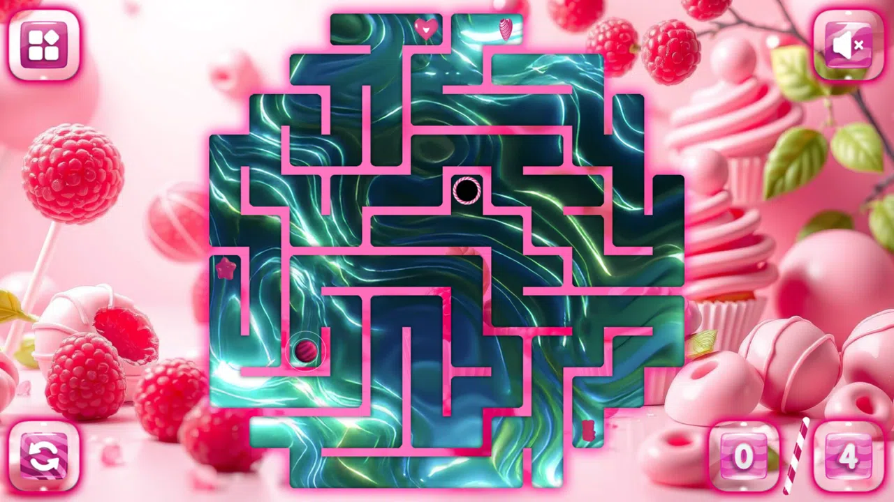 Sweetie Candy Maze: Pink Raspberry Screenshot 3