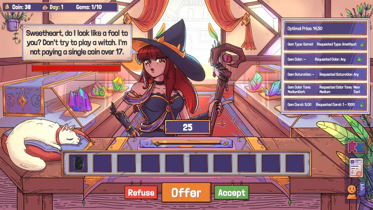 Gemmy Gems: A Cozy Shop Sim Screenshot 5