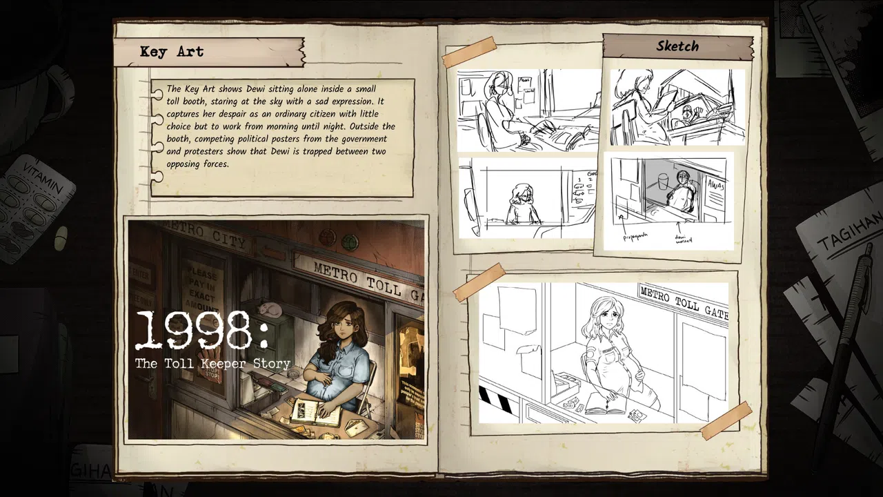 1998: The Toll Keeper Story Digital Artbook Screenshot 3