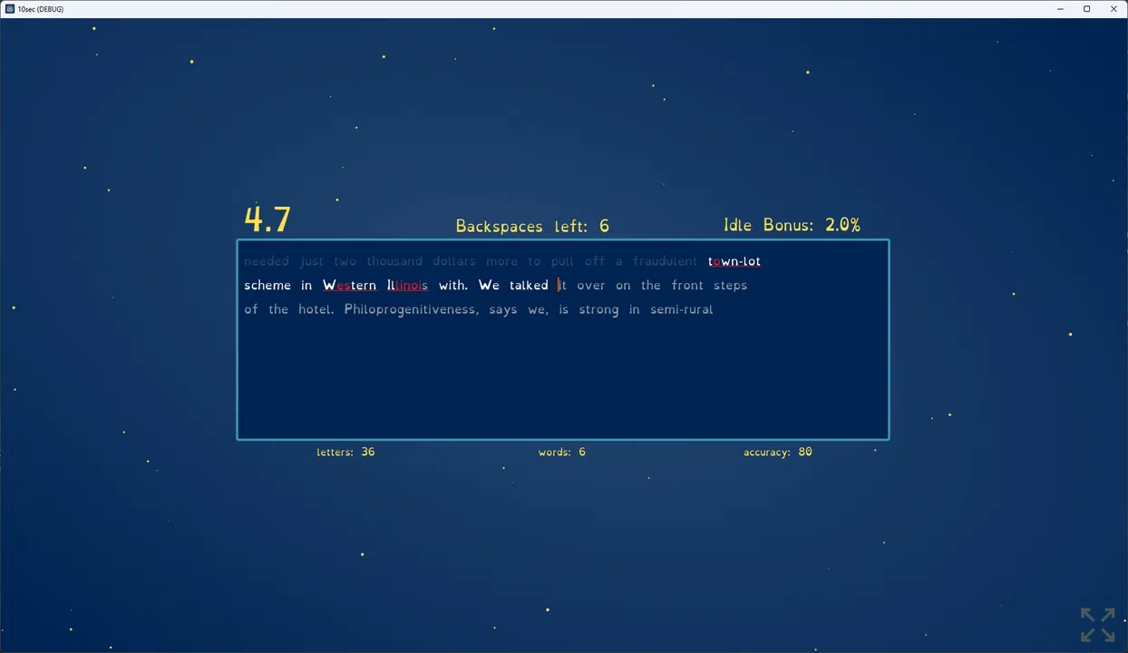 Typing Ascension Screenshot 0