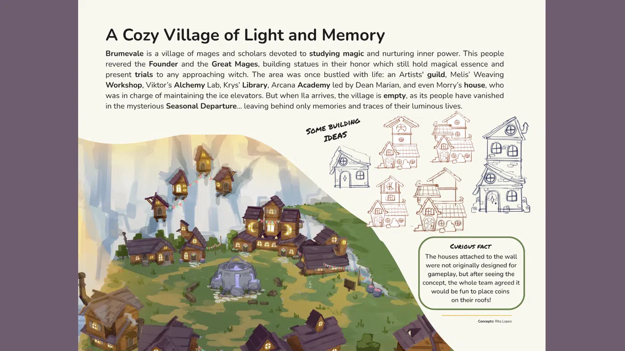 ILA: A Frosty Glide – Digital Artbook & Storytelling Screenshot 2