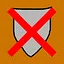 No need for defense icon
