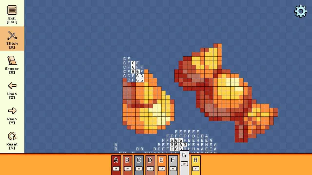 Pixel Cross Stitch - Halloween Minis Pack Screenshot 2