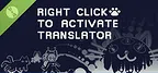 Right Click to Activate Translator Demo