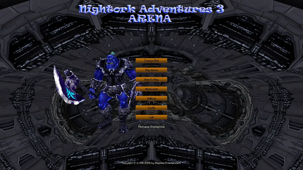 Nightork Adventures 3 - Arena Screenshot 0