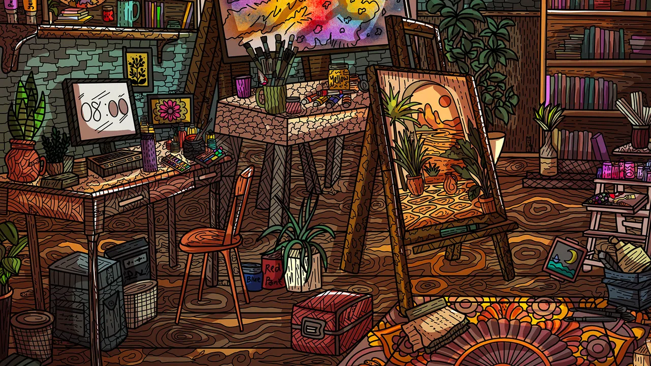 100 Artroom Cats Screenshot 1