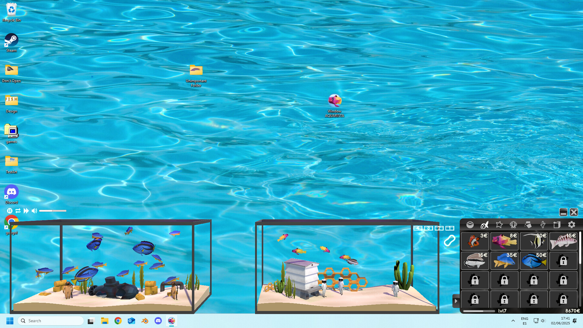 Window Aquarista Screenshot 4