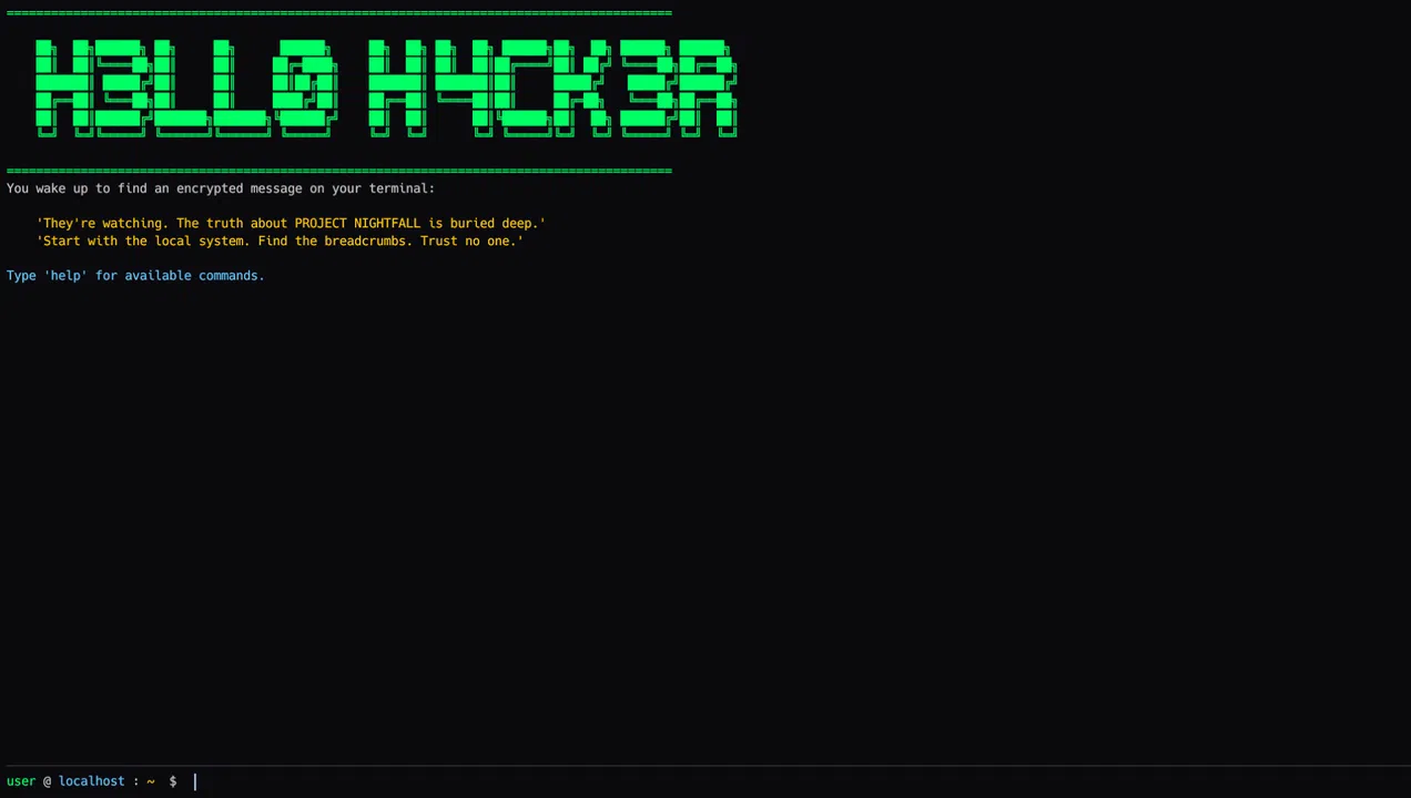 HELLO HACKER Screenshot 0