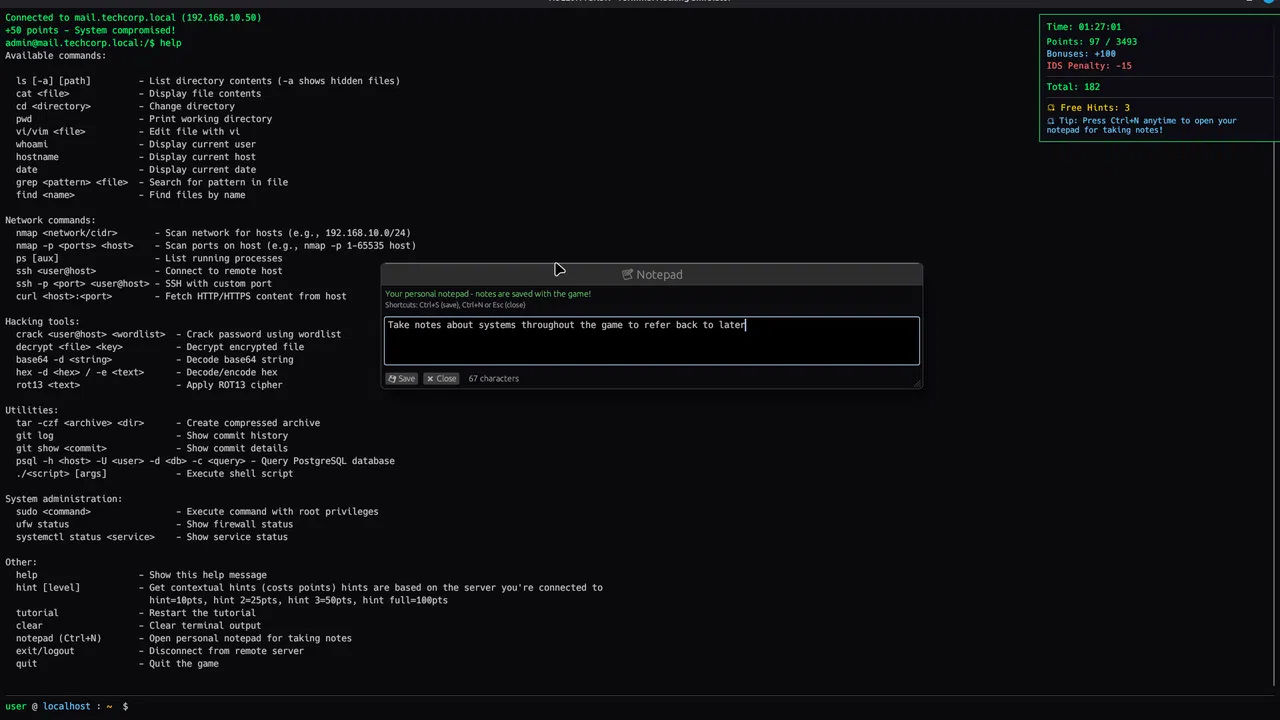 HELLO HACKER Screenshot 2