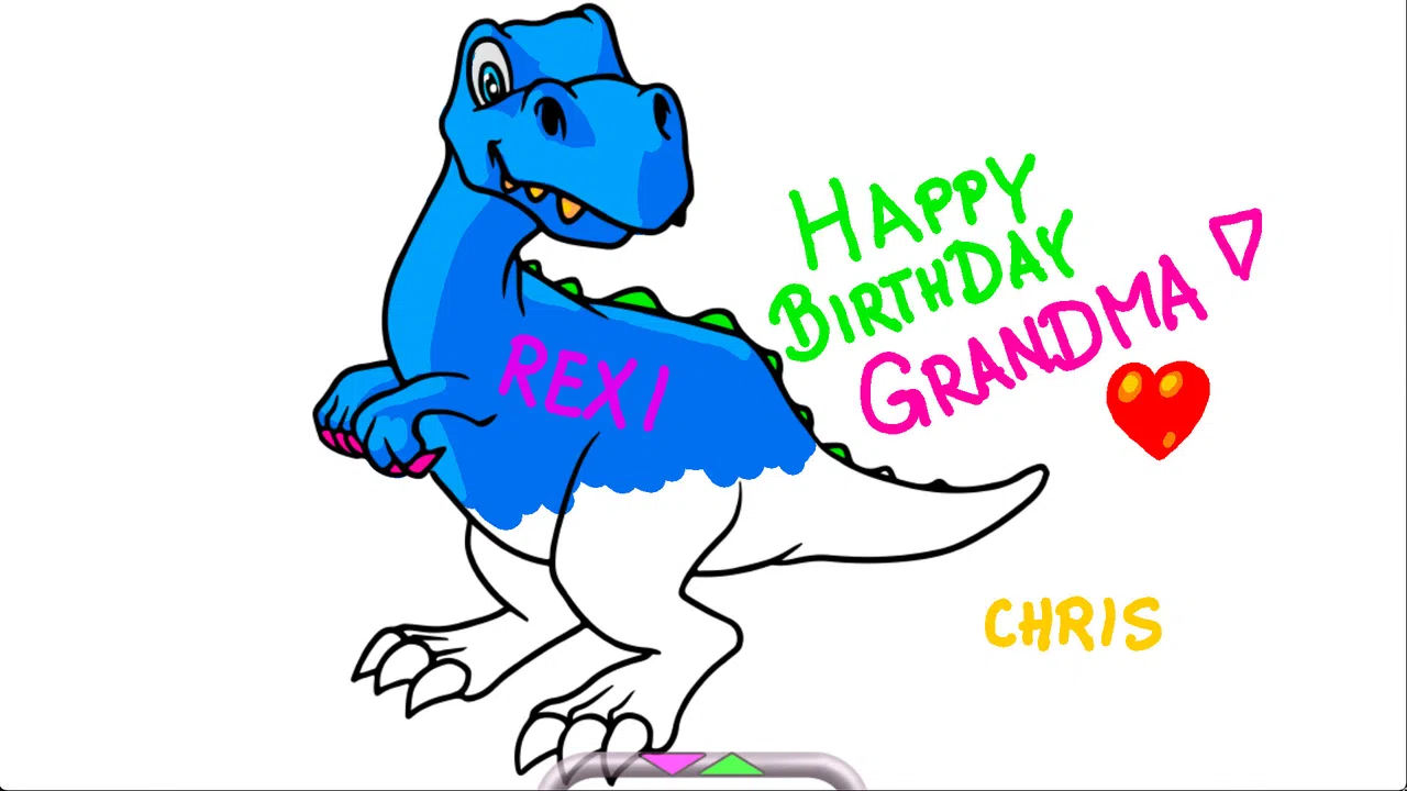 Animal Coloring Books for Kids & Toddlers - Dinosaurs Screenshot 5