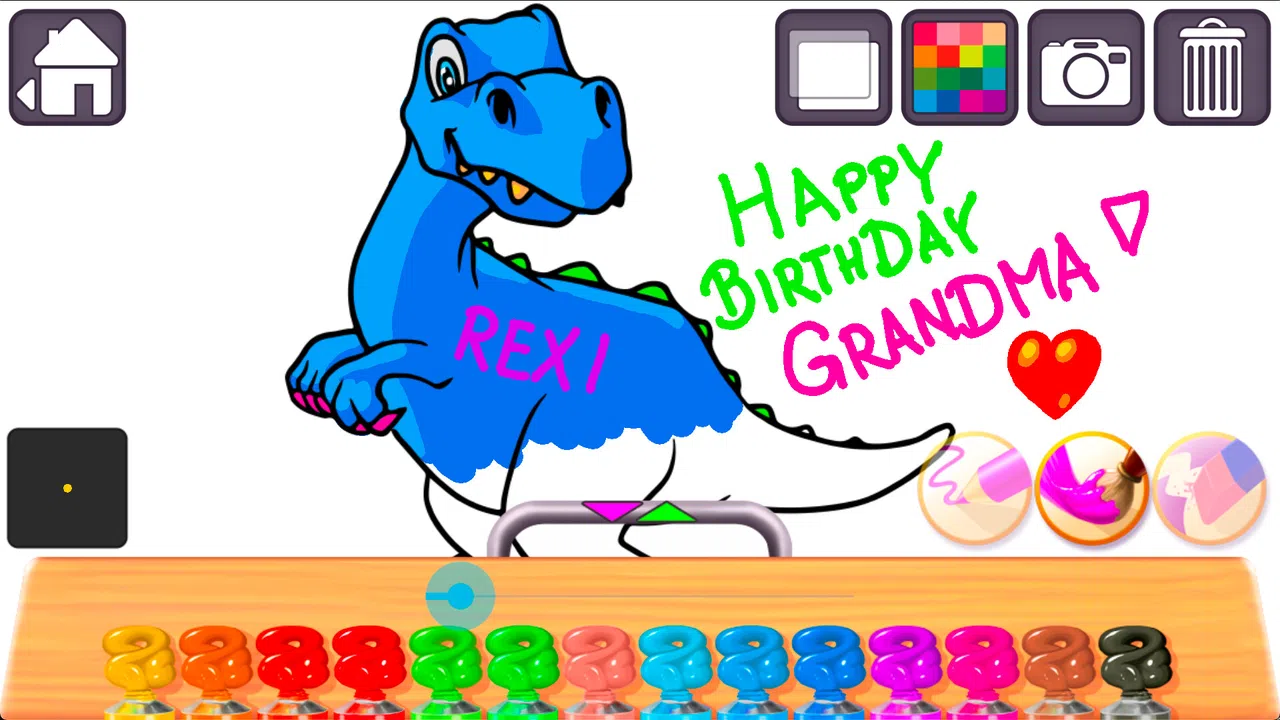 Animal Coloring Books for Kids & Toddlers - Dinosaurs Screenshot 2