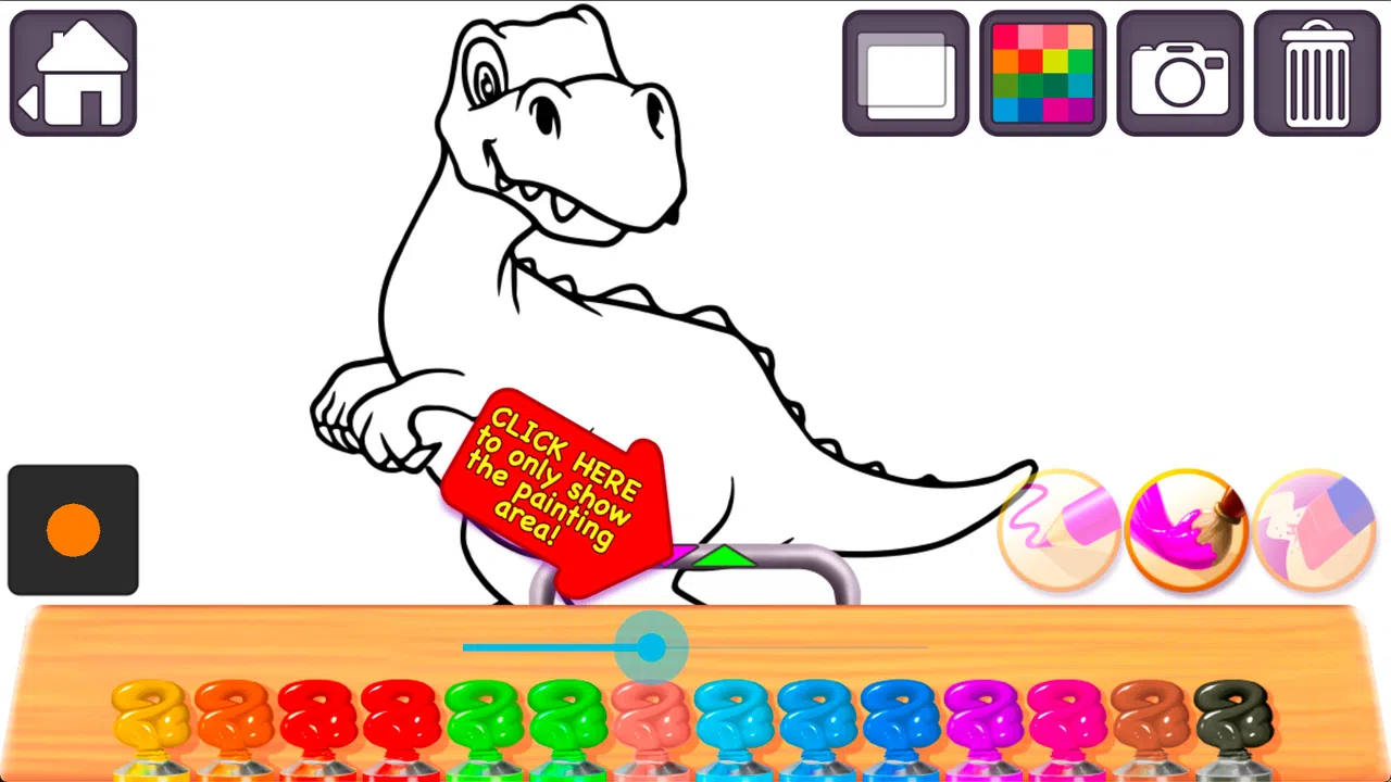 Animal Coloring Books for Kids & Toddlers - Dinosaurs Screenshot 1