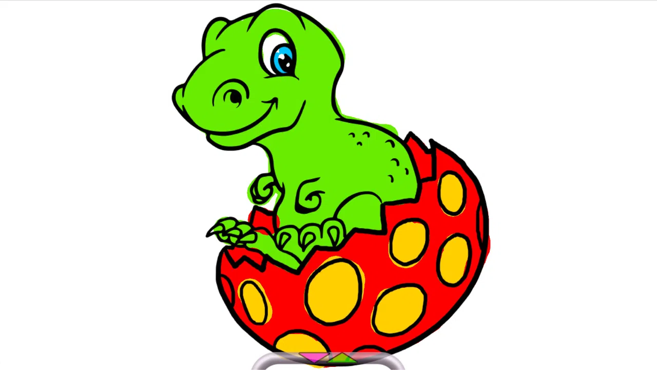 Animal Coloring Books for Kids & Toddlers - Dinosaurs Screenshot 4