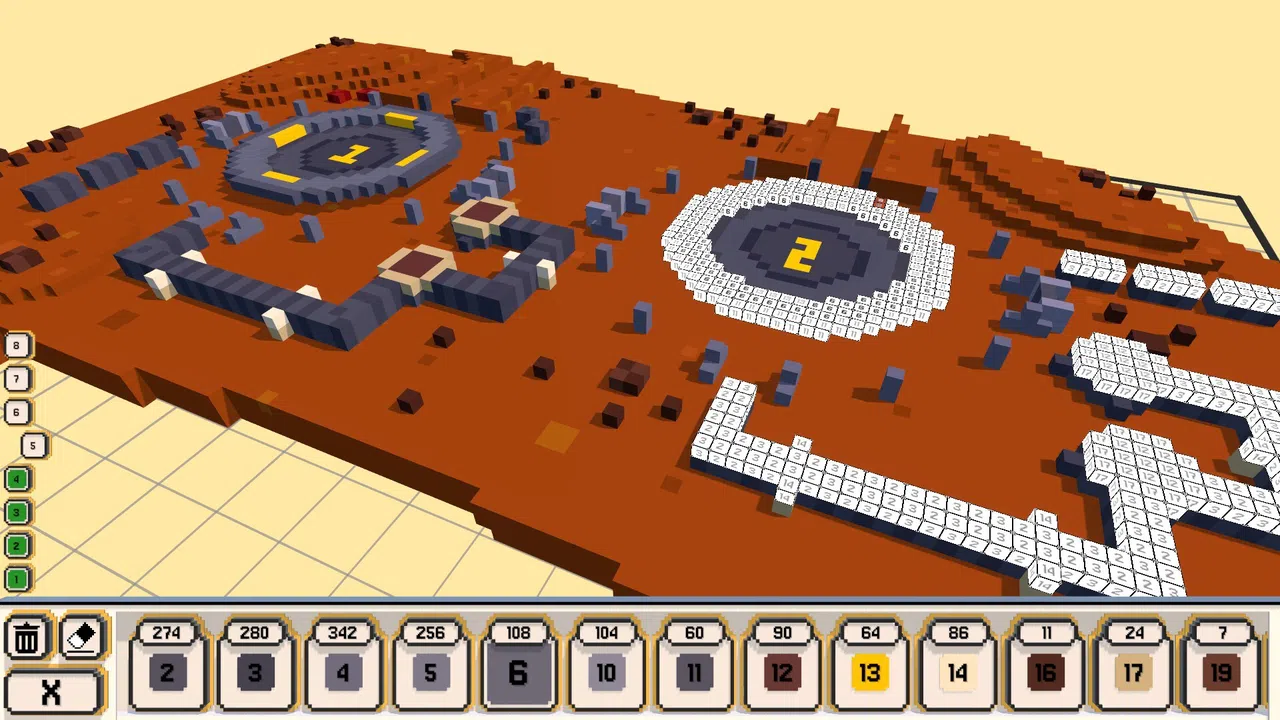 Coloring Voxels - Mars Colony Pack Screenshot 2