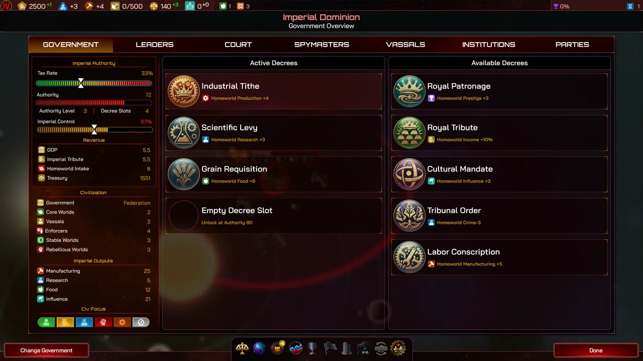 Galactic Civilizations IV: Federations & Empires Screenshot 1