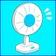A tough, hot day icon