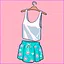 Go with her to the clothing store icon