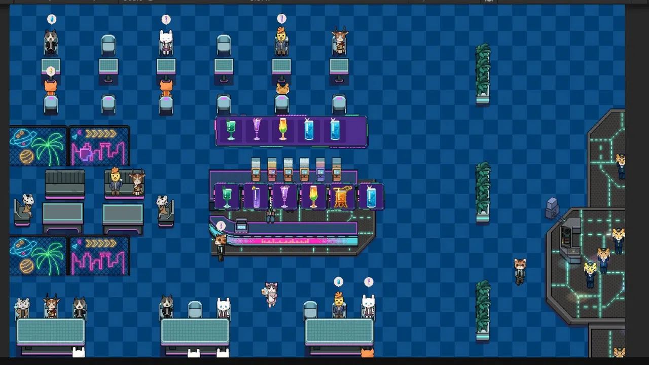 动物霓虹街：酒吧 Screenshot 6