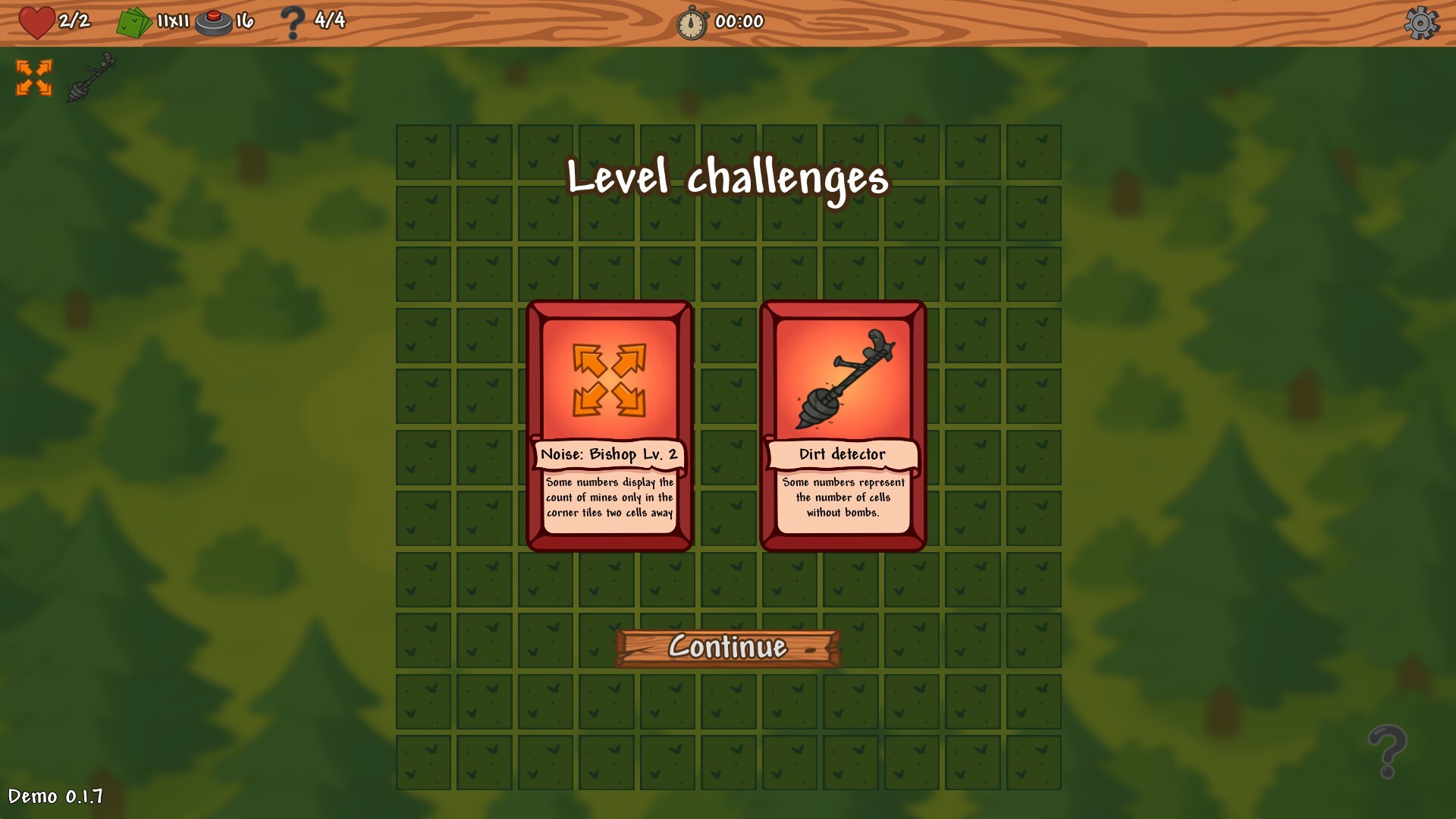 Fields of mine Demo Screenshot 1