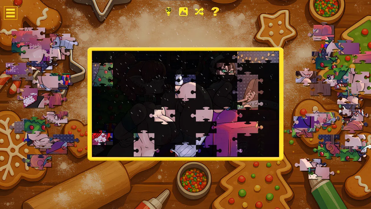 Naughty Christmas Jigsaw Screenshot 1