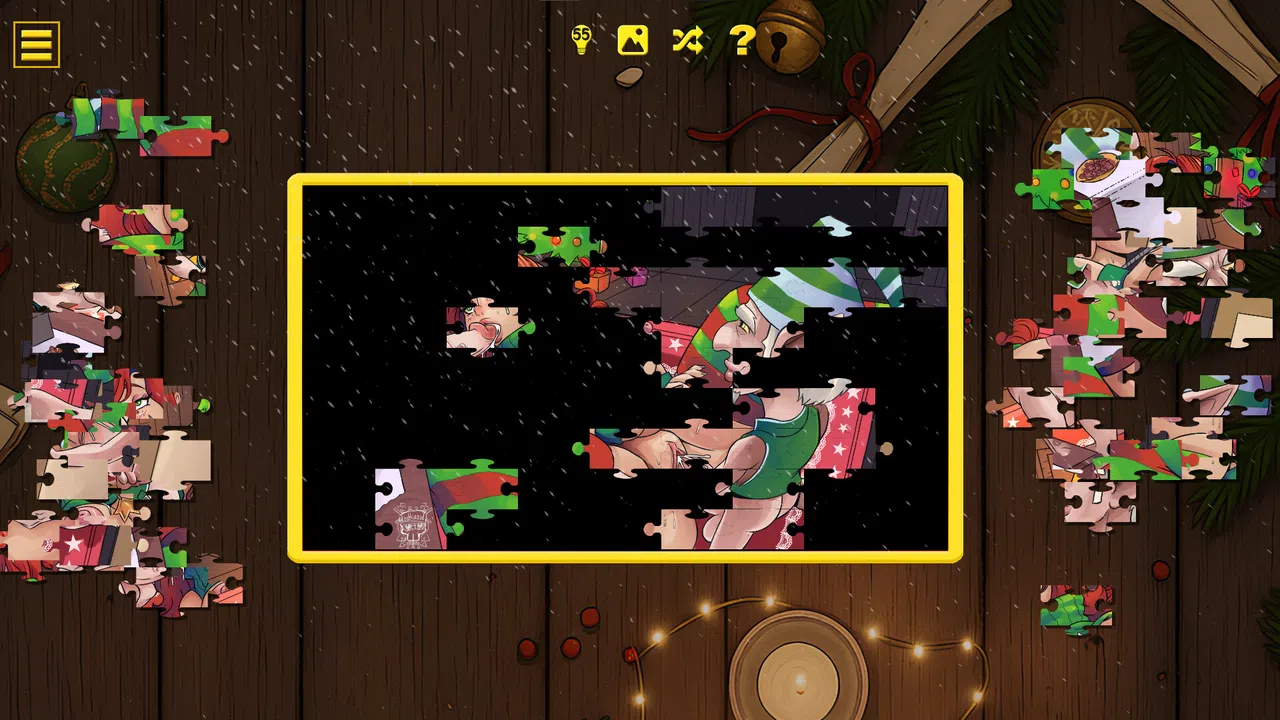 Naughty Christmas Jigsaw Screenshot 4