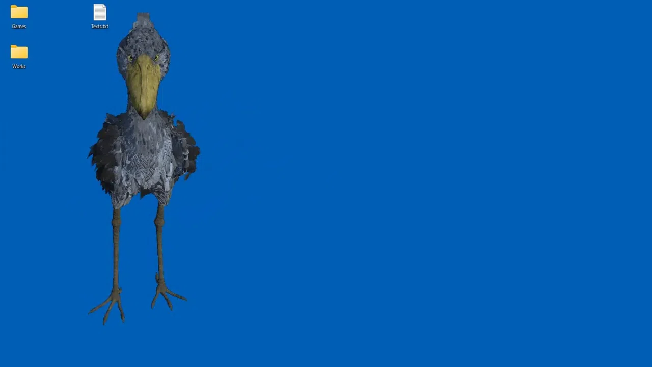 Shoebill (Desktop Mascot) Screenshot 0