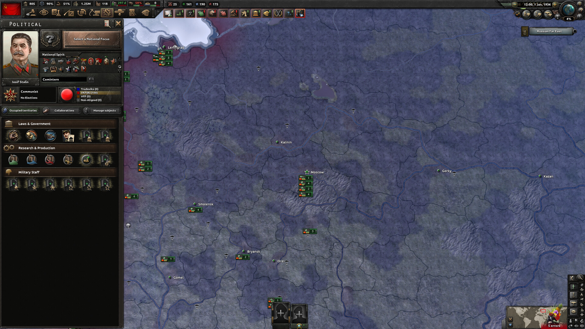 Hearts of Iron IV: Content Creator Pack - Soviet Union 2D Art Screenshot 5