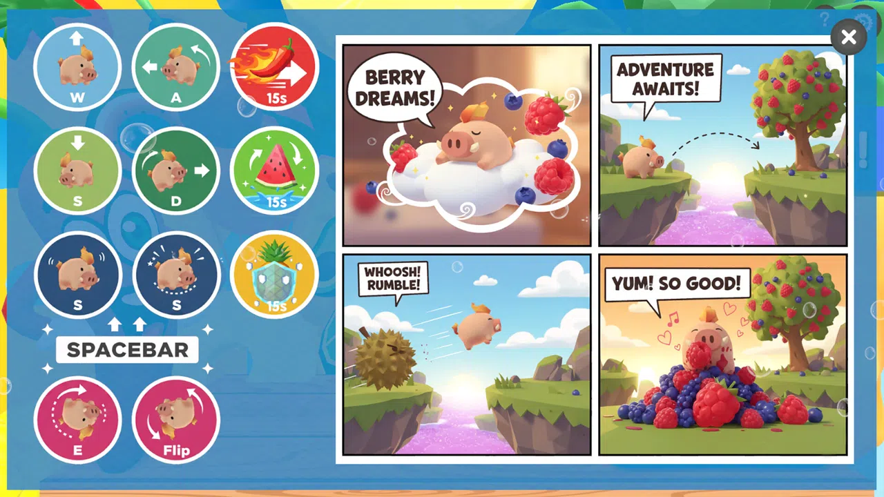 Piggy Food Run Screenshot 2