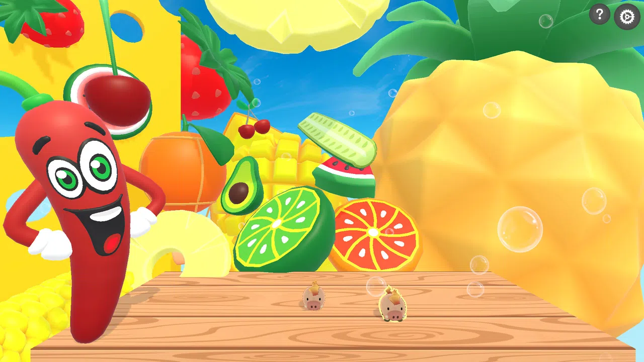 Piggy Food Run Screenshot 1