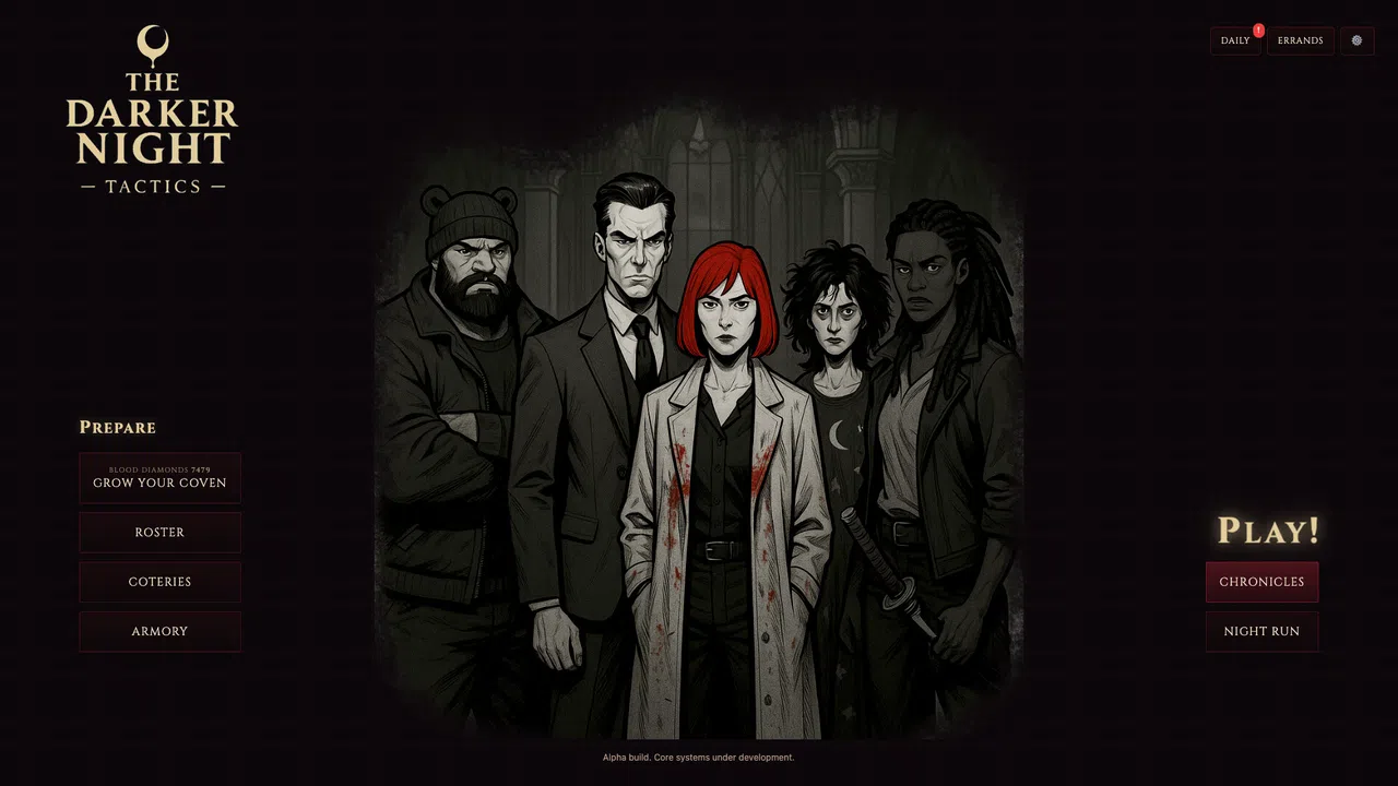 The Darker Night - Tactics Screenshot 0