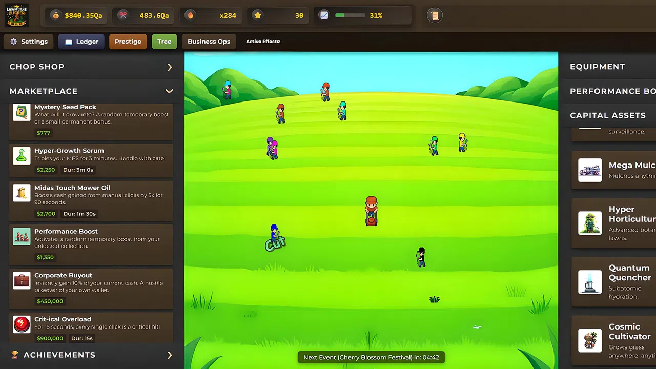 Lawn Care Clicker Deluxe Screenshot 3